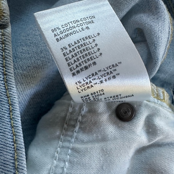 BDG Urban Outfitters Patch Jeans Light Wash High Rise Skinny Stretch Denim Jeans - Picture 13 of 15